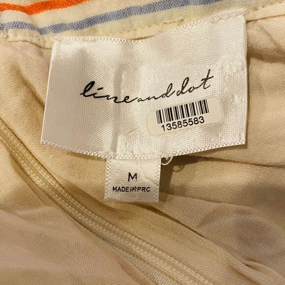 Line & Dot Nina Multicolored Striped Shorts Size Medium - Picture 6 of 6